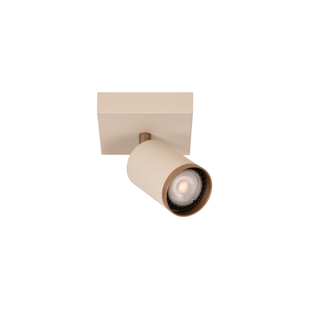 Lucide PlafondspotRegina taupe met koffie bruin - 53914/01/41